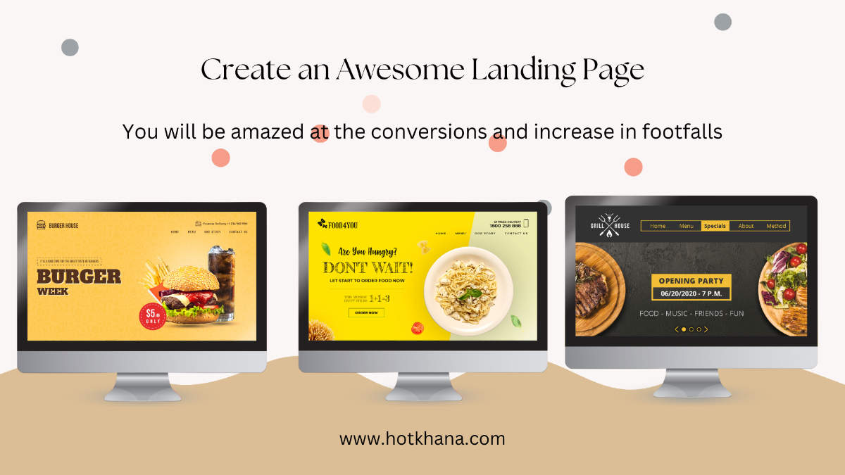 Website for Restaurant Marketing