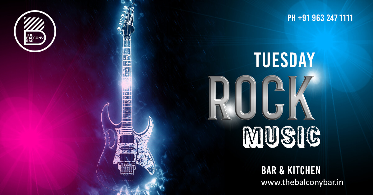 Rock Music Poster for Nightclub