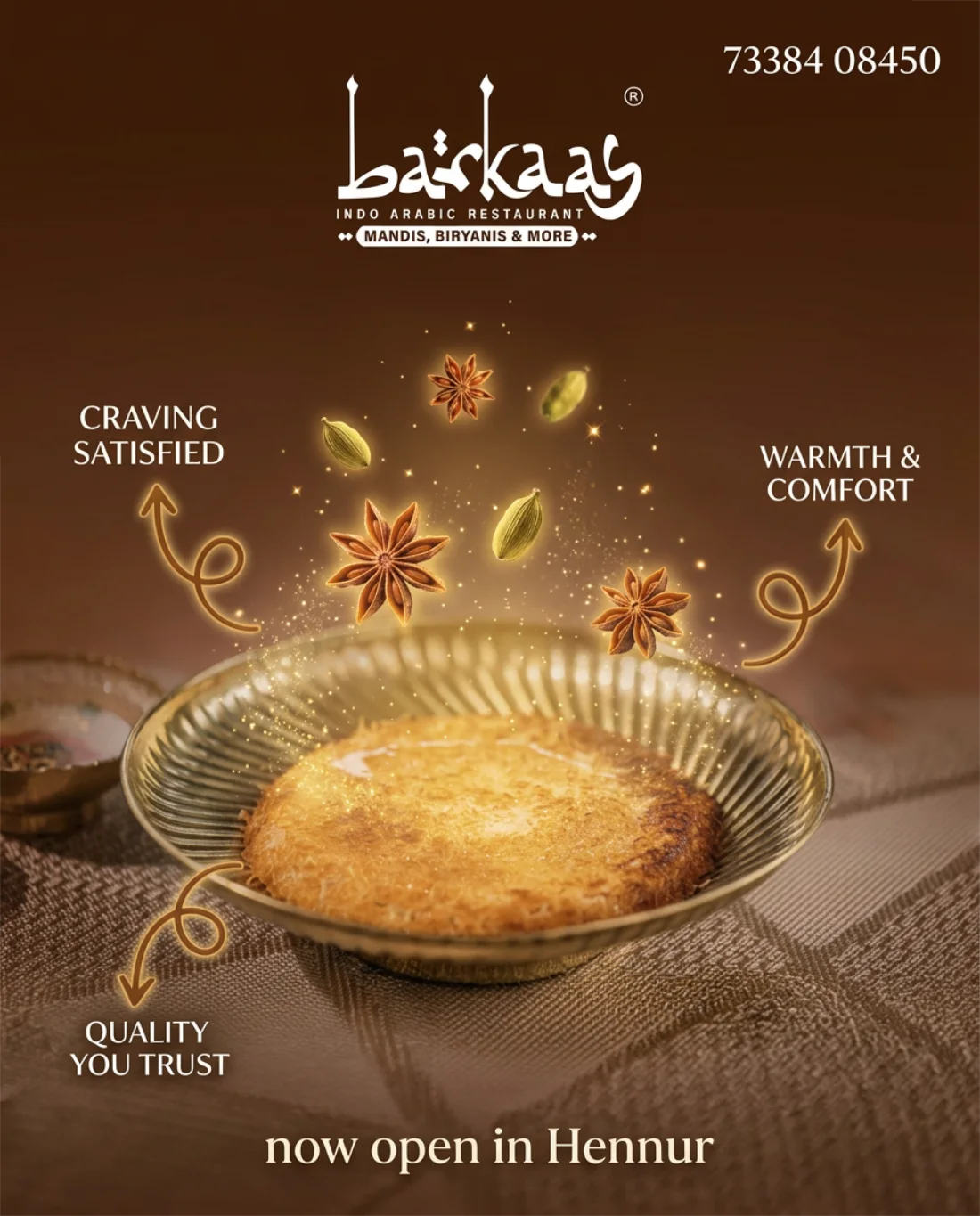 Food creative design for social media