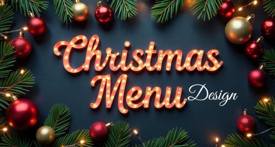 Creating the Perfect Christmas Menu Design for Fat Owl Pub, ...