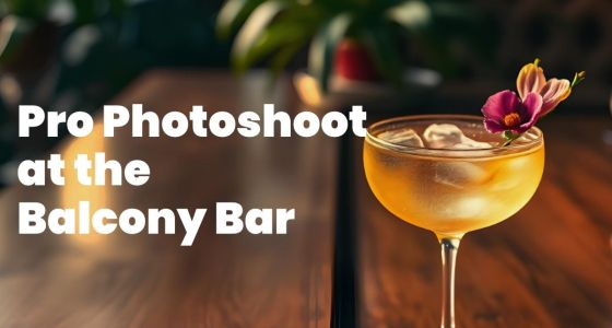 Professional Restaurant Photoshoot at The Balcony Bar